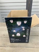 Hampton Bay Plug-in String Lights 10 ft 8-Bulbs