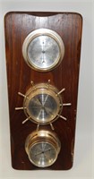 Vintage Springfield Wall Barometer Weather Station