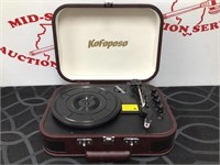 Kofoposo Portable Vinyl Record Player in Case