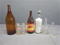 Vintage Glass Bottle Collection