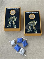 Cornhole/bags game for kids, Transformers