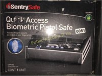 SENTRY SAFE $199 RETAIL QUICK ACCESS BIOMETRIC