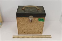 Vintage 45 RPM Vinyl Storage Box Holder Carry Case