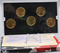 2004 Mint State Quarter Gold Set