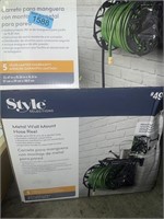 Style selections metal wall Mount hose reel