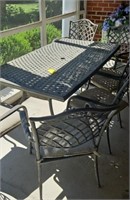 PATIO TABLE & (6) CHAIRS
