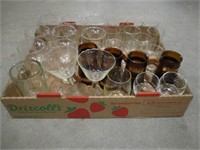 Box of Misc Glasses & Barware