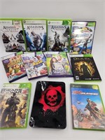 ELEVEN XBOX 360 VIDEO GAMES