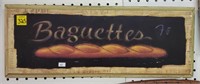 Baguettes Wood Decor Sign