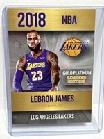 Lebron James 2018 Rookie Phenoms Gold Platinum Lim