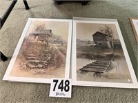 Pair Of Ben Hampton Prints(LR)