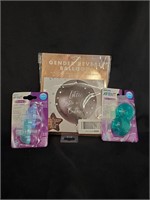 Gender reveal balloon & 2 packs of soothies