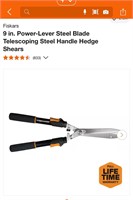 Telescoping hedge shears