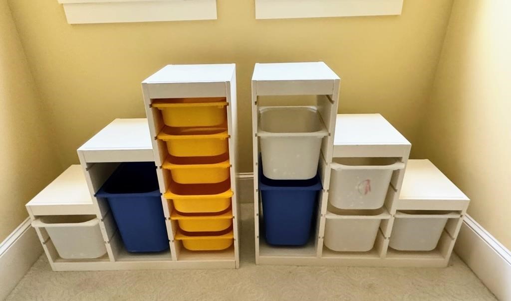 3 tier Organizers with totes