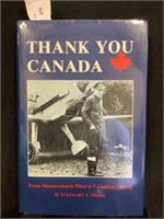 Thank You Canada Messerschmitt pilot book