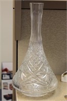 Cut Glass Decanter Form Bottle