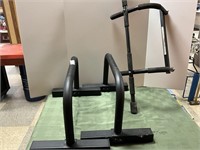 Push up bars and pull up bar