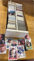 —— Box of miscellaneous trading cards.  Football,