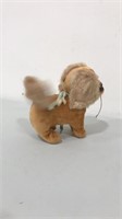 Vintage wind-up toy puppy-it WORKs! Wags tail and