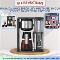 NINJA 10-CUP COFFEE MAKER W/ FROTHER(MSP:$199)