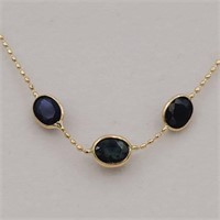 10KT 1.60CTTS BLUE SAPPHIRE BRACELET