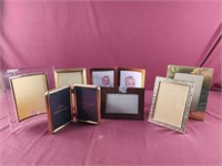 Lot of 7 picture frames assorted sizes