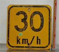 Retired road sign