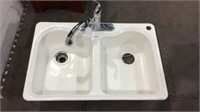 Kohler Double Sink Bowl w Faucet K