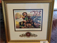 EMMETT KELLY SIGNED AND NUMBERED PRINT