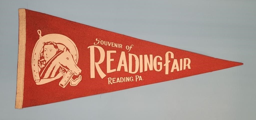 Reading Fair Souvenir Pennant