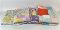 Assortment of Baby Blanket Quilts