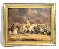 Hanten - Napoleon, painting on panel, 8" x 10"