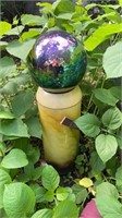 Rainbow Garden Globe on Stand