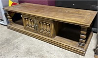 (Z) Vintage Wooden Coffee Table 60” x 22” x 17”