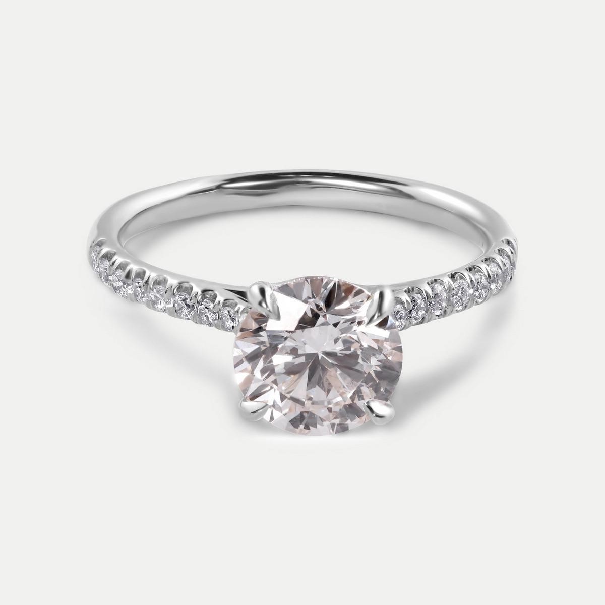 14K WHITE GOLD 2.00CT DIAMOND RING