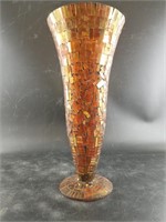 Art glass vase, 14.5" tall