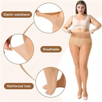 Yilanmy Women's 4 Pairs Plus Size Pantyhose 20