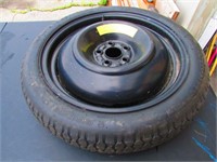 20" Black Spare Tire