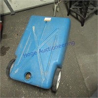 Blue portable tank