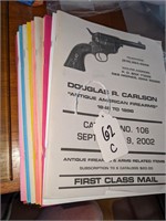 18 Pc. Antique Arms Vendors Catalogs
