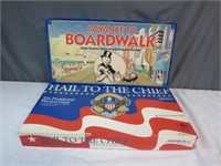 2 Vintage Board Games- Hail to the Chief & Advance