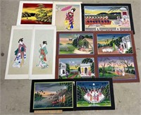 Eastern Artwork Lot Collection Asian etc