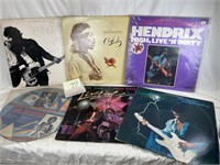 6 Vintage Vinyl Hendrix/Springsteen/Hall&Oates