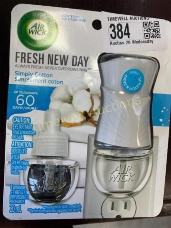 Airwick fresh new day Simply Cotton
