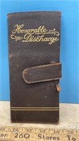 Vintage Honorable Discharge Folio