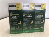 3 ct. Tussin Max Strength - exp. October 2022