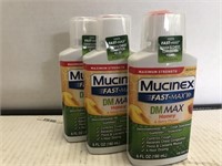 3 ct. of Mucinex Fast Max - exp. July 2022