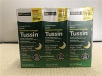 3 ct. Tussin Max Strength - exp. October 2022