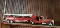 Vintage Nylint Firetruck 
34" long