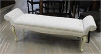 Tufted Upholstered End of Bed Bench.